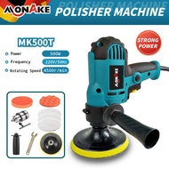MONAKE Mesin Poles Mobil Polisher 5 INCH Alat Poles Cat Mobil Full Set Car Alat Disc Disk kaca motor