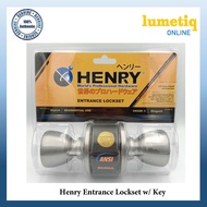 Henry Door Knob Entrance Lockset w/ Key