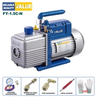 VALUE Vacuum Pump FY-1.5C-N Single Stage Vacuum Pump Air for Conditioner Mini Pump 220V 5.4m³/h Air 