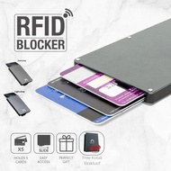 Mediatech RFID Aluminum Card Holder Blocking For Travel - RFID Card Wallet