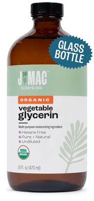 J MAC BOTANICALS, Organic Vegetable Glycerin 16 oz
