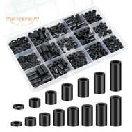 Nylon Spacers, Plastic Spacers Washers Assortment Set 345 Pcs Electrical Outlet Screw Spacers, M3  B