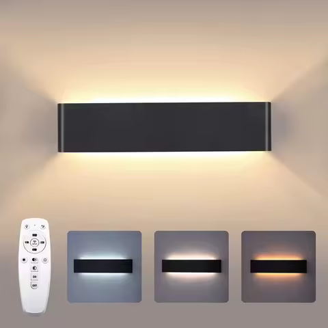 2.4G Remote Control Dimming Wall lamp LED 16W Wall Light Modern Wall Lamps Indoor Wall Lights Includ