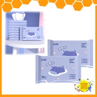Disposable Hippo Design Portable Wet Tissue Kids Toilet Hygienic Tissue Mommy Baby Non-Alcohol Toile