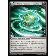 Grand Archive TCG - WIND RESONANCE BAUBLE - U - Dawn of Ashes Alter