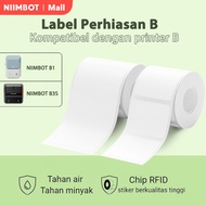 NIIMBOT B31/B3S/B4/K3 Waterproof label paper white thermal sticker classification code mark