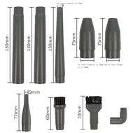 - Vacuum Cleaner Accessories Small Brush Head Nine-Piece Set Gap Pipe Extension 32-35mm Joint
