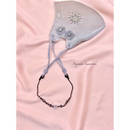 Simple Swarovski Austria Mask Strap