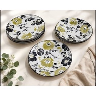 Floral Concave Plate ELEGAN | Aesthetic Ceramic Plates for Dinner & Serving (SMP-PR925CP)