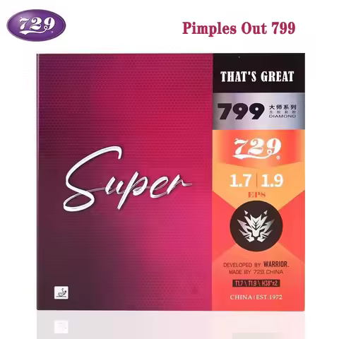 Original 729 Friendship WARRIOR-799 Raw Rubber Diamond Table Tennis Rubber Professional Ping Pong Ru