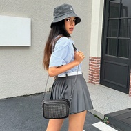 Túi vuông trang trí đính đinh tán tối giản mini MusicFest Y2KFest Trở lại trường mùa thu