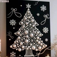 THUMB DIY Painting Art Kit, Sparkling Floral Craft Pearl Painting Kit, Reduce Pressure 3D DIY Pearl 