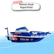 Mainan Anak Kapal Laut/ Mainan Anak Kapal Laut Patroli Polisi