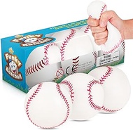 IPIDIPI TOYS Baseballs Splat ‘N’ Stick Balls 3 Pack Sensory Toy, Stocking Stuffers, Squishy, Moldable Stress Balls , Anxiety Release for Kids and Teens, Great for Gift