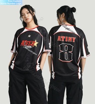 2026 ATEEZ Jersey K-pop Merch ATINY ConcerJersey Round Neck Fashion Street Top Fan Tee Gift Summer M