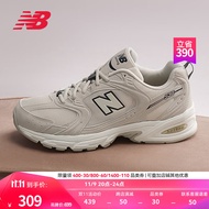 NEW BALANCE  NB530 官方老爹鞋男鞋女鞋情侣复古低帮网面休闲运动鞋 月光米 MR530SH 【建议拍小半码】 38(脚长23.5cm)
