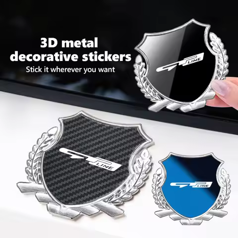 Metal Car Sticker Side Modification Sign Window Body Auto Logo For KIA K2 K3 K5 Rio Soul Sportage So