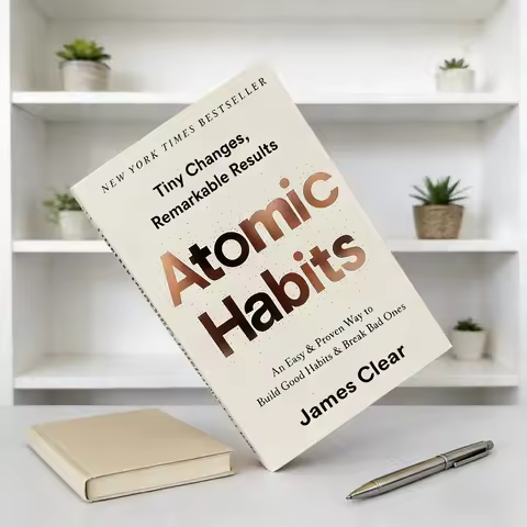 Atomic Habits By James Clear - Tiny Changes & Remarkable Results | Habit Guide for Self-Improvement 