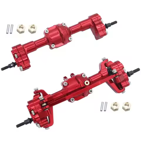 RCGOFOLLOW CNC Aluminum 1/24 Front Rear Portal Axle for FMS 1/24 POWER WAGON FCX24 RC Crawler Model 