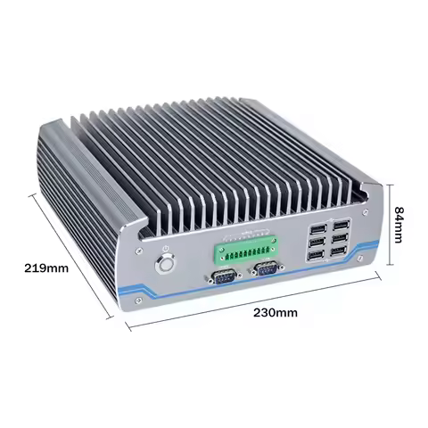 Partaker Rugged Industrial PC i3-6100T/i5-6500T/i7-6700T Dual LAN 6COM CAN Bus for Medical/Automatio