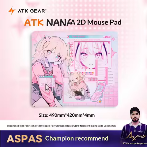 New ATK Cute Nana Anime Mouse Pad Extra Large Neutral Smooth Pad FPS Dedicated E-Sports Game Valoran