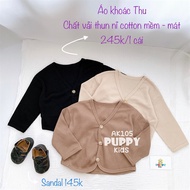 (AK105) Jacket Autumn cotton flannel, Autumn winter - summer. (Puppy Kids)