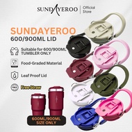 SUNDAYEROO Tumbler Lid Cover Replacement Parts with Handle Plastic Straw High Quality Tumbler Cover 