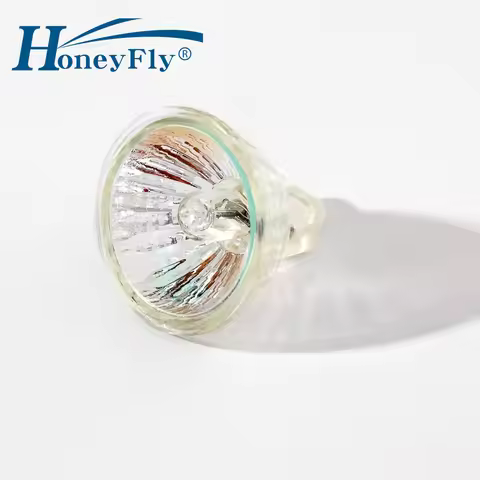 HoneyFly 10pcs MR11 12V 10W/20W Halogen Lamp Warmwhite Gu4 Spot Light Halogen Light Bulb Clear Glass