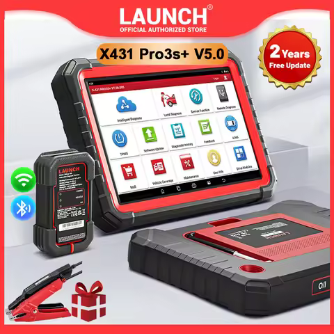 2025 LAUNCH X431 PRO3S+ V5.0 Bluetooth Bi-Directional Scan Tool, HD Trucks Scan, OEM Topology Map, O