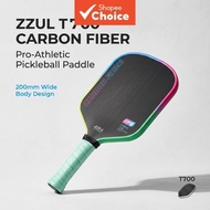 Minimalist T700 Carbon Fiber Pickball Racket ZZUL CFS 16MM Pro with Gradient Frame ZZUL CFS 16mm Pro