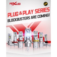 M6X LED Headlight H7 H4 H8 9005 9006 Compact Size 1:1 LED Headlamp Car LED Bulb LED Fog light