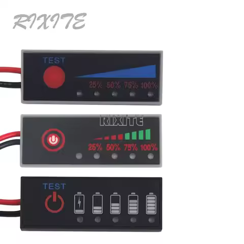 Battery Charge Indicator 18650 Lithium Ion Capacity Tester Intelligent Power Display Board 1S 2S 3S 