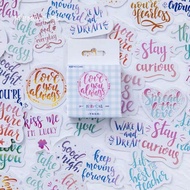 45 PCS DECORATION STICKERS FOR JOURNAL/DIARY/DIY CRAFT/SCRAPBOOKS/STATIONARY/WRITER