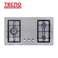 (Bulky) Tecno 3-Burner 90cm Stainless Steel Cooker Hob with Inferno Wok Burner Technology SR 838SV (SR838SV)