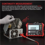 HABOTEST @ HT-5205 1000V Insulation Resistance Meter Digital Earth Resistance Meter Megaohmmeter