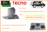 TECNO HOOD AND HOB BUNDLE PACKAGE FOR ( KD 3288 &amp; SR 98SV ) / FREE EXPRESS DELIVERY