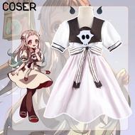 【COSER 77】1ชุด Toilet Bound Hanako Kun Cosplay Tsukasa Yugi Cosplay Costume Hakama Pants Samurai Kimono Set Kendo ชุดคอสเพลย์ การ์ตูน สูท