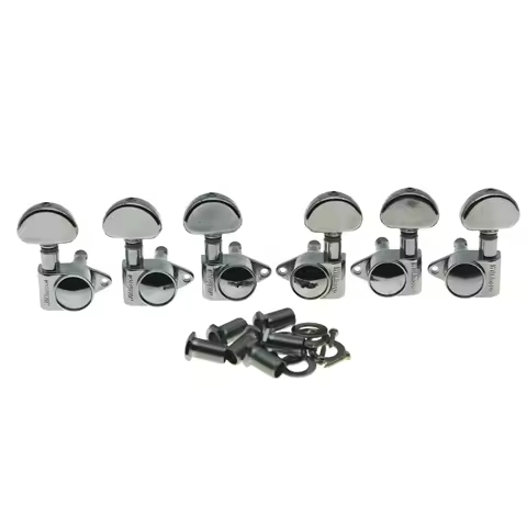 Wilkinson 3x3 ROTO Style Full Size Sealed Guitar Tuners Tuning Keys Pegs Guitar Machine Heads Fits G