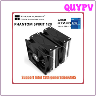 QUYPV PS120 Thermalright SE 7 AGHP พัดลมระบายความร้อน CPU ทาวเวอร์คู่ PWM 4pin หม้อน้ำร้อนพัดลมคู่สำหรับ LGA115X 1700 2011 AMD AM4 APITV AM5