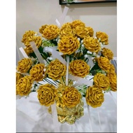 bunga telur kertas crepe