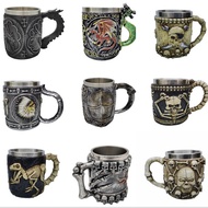 Skull goblet Skull Mug Skull goblet Halloween Gift Stainless Steel Cup