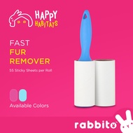 Happy Habitats FAST FUR REMOVER Lint Roller and Refill