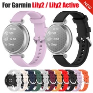 Original Silicone Watch Strap For Garmin Lily2 /Lily2 Active 14mm Soft Sport Band Accessories