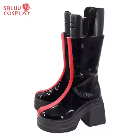 SBluuCosplay Kpop Huntrix Rumi Cosplay Shoes Halloween Party Custom Made Boots