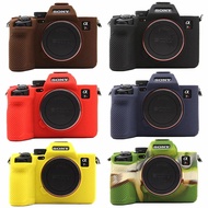 For Sony A7RV A7R5 Silicone Armor Skin Case Protective Body Cover Mirrorless Camera Bag Anti-skid Te