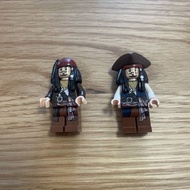 LEGO 傑克船長 Captain Jack Sparrow 加勒比海盜 Pirates of the Caribbean minifigures 人仔 4184 30113  71042 4192 