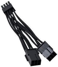 Dual 6-Pin Female to 8-Pin Male GPU Power Adapter Cable 0.65ft/20cm