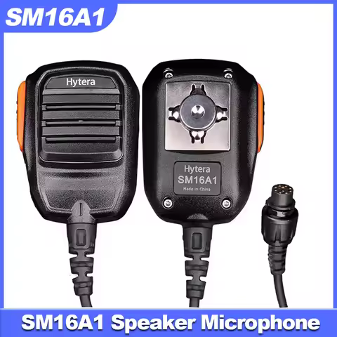 Car Walkie Talklie PTT Speaker Microphone SM16A1 10-Pin IP54 Waterproof Mic for Hytera MT680 MD780 M