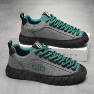 2025 Men's  Sneaker Lace-up Causal Colorblock Breathable Causal Korean Style Size 39-44