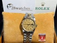 二手 Rolex Datejust 16233 Full Set, W頭 - 28watches